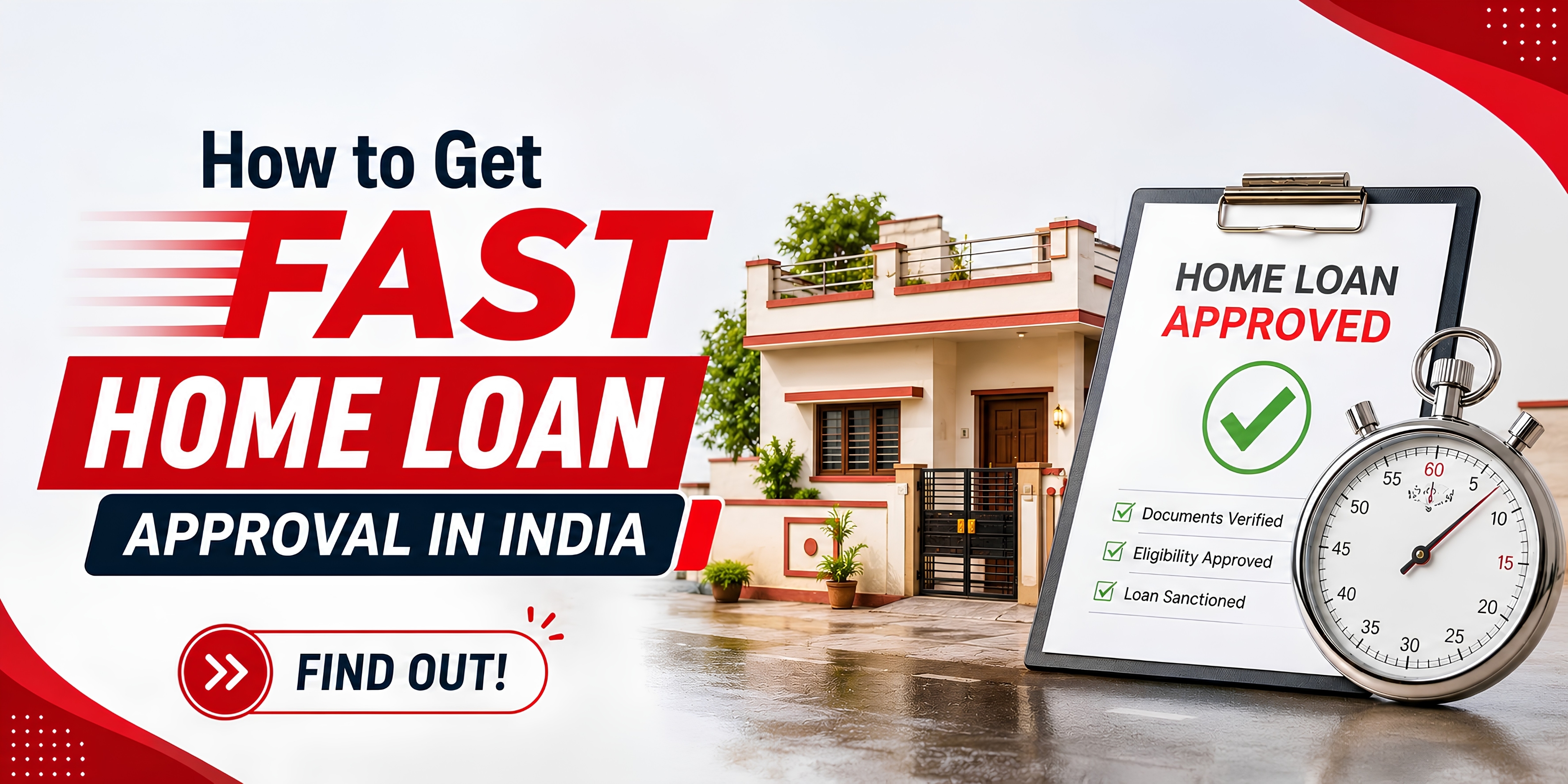 Family receiving fast home loan approval in India